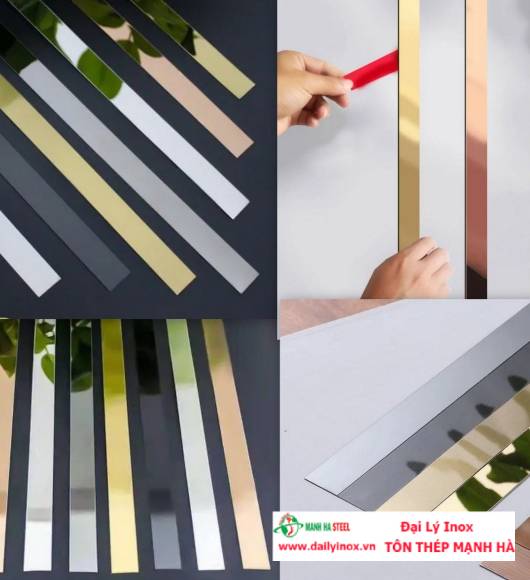 Nẹp Inox Lập Là 15mm