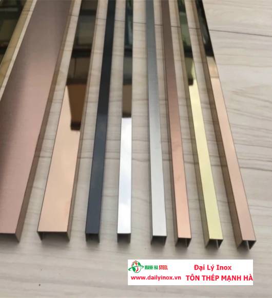 Nẹp U Inox Màu - 02