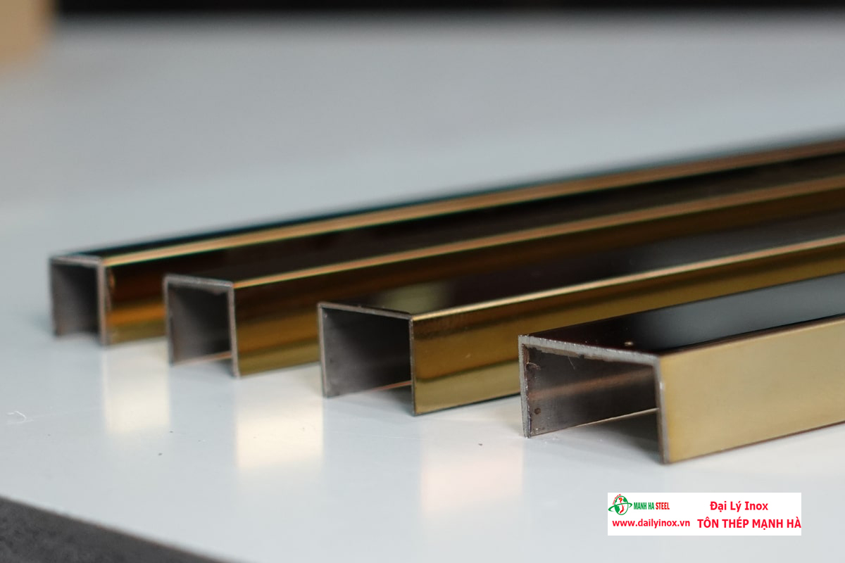 Nẹp U Inox Màu - 01