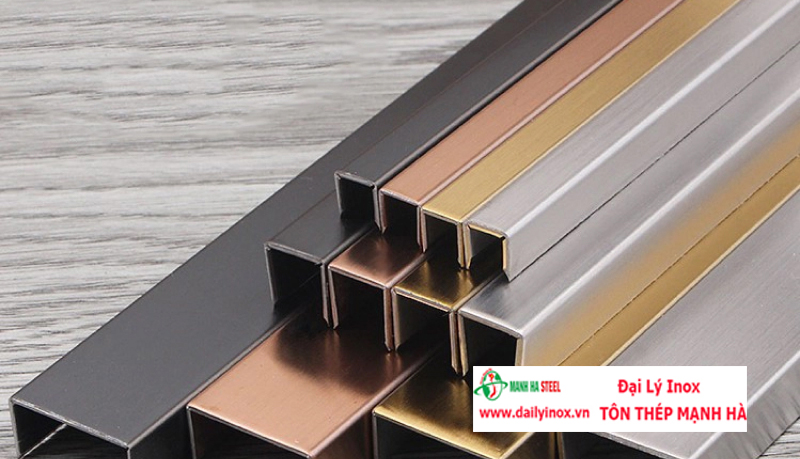 Nẹp U Inox Màu - 04