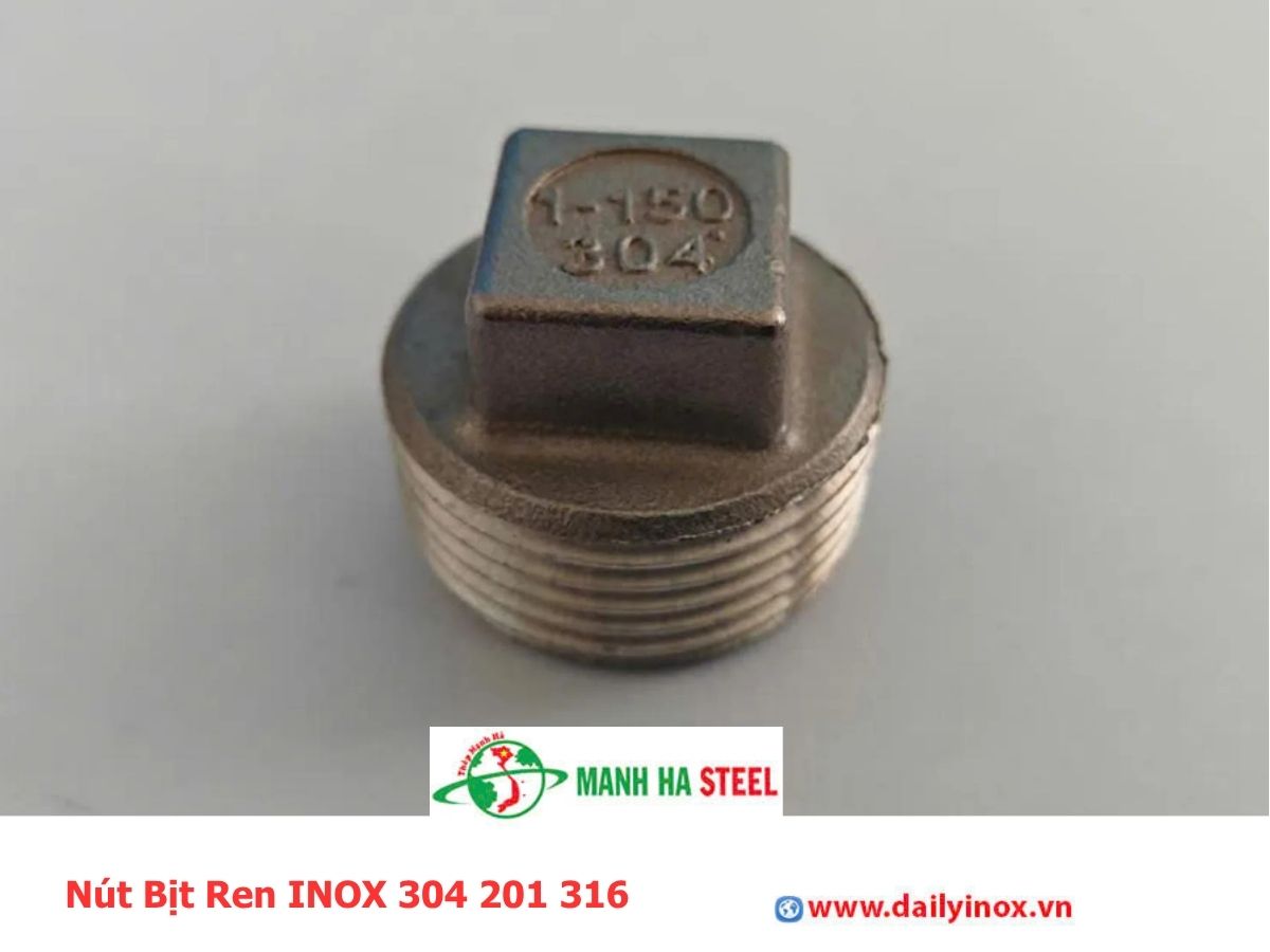 Nút Bịt Ren INOX 304 201 316