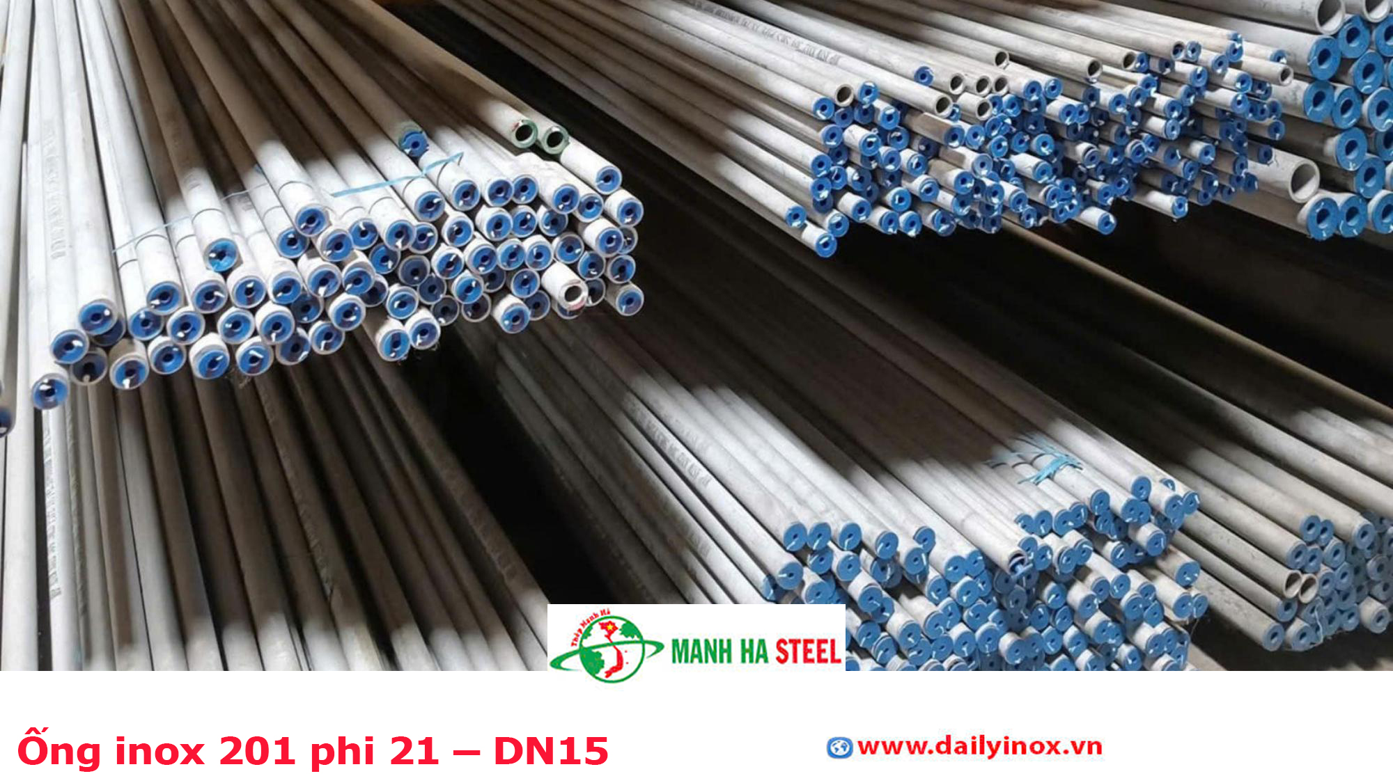 Ống inox 201 phi 21 – DN15