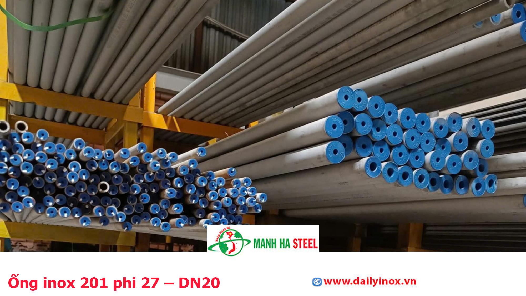 Ống inox 201 phi 27 – DN20