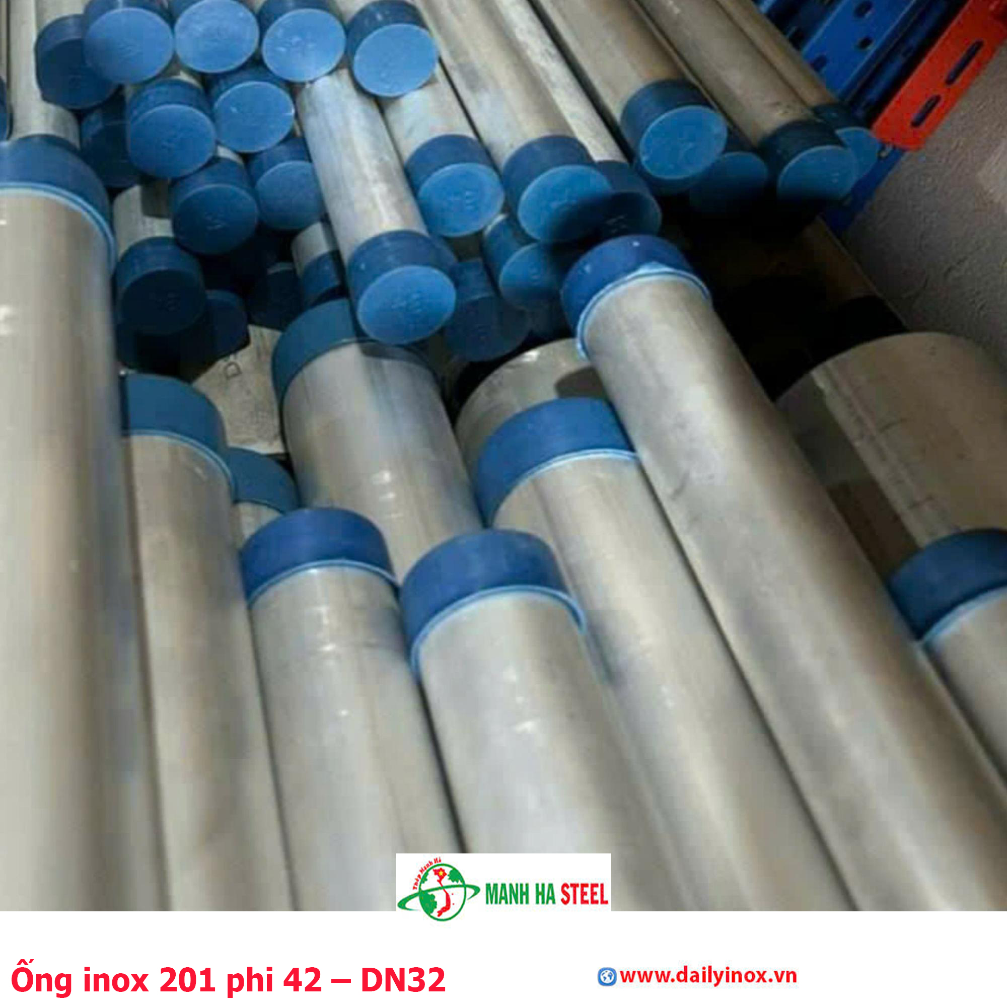 Ống inox 201 phi 42 – DN32