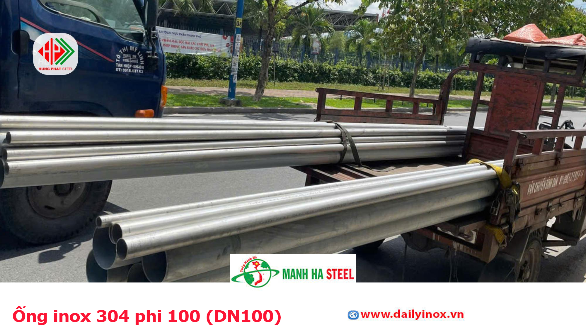 Ống inox 304 phi 100 (DN100)