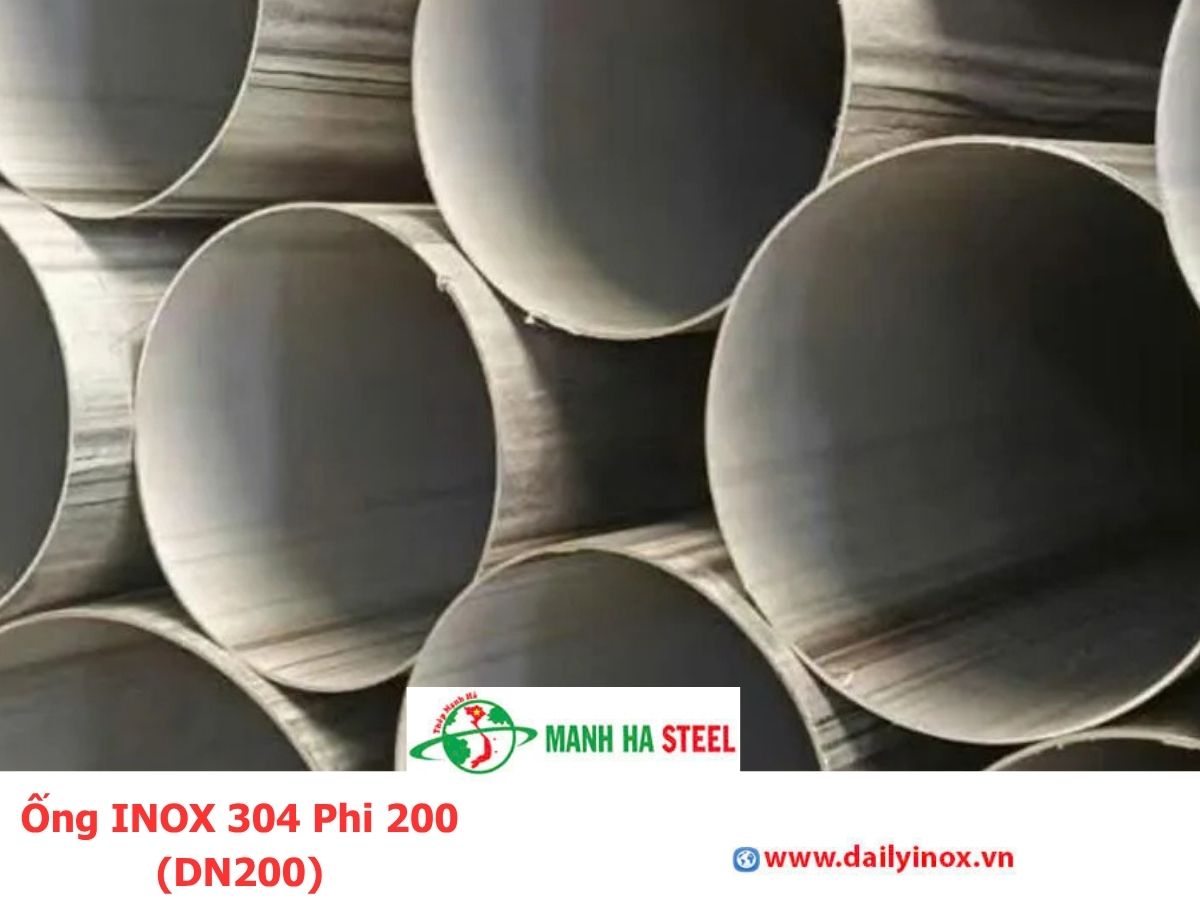 Ống INOX 304 Phi 200 (DN200)