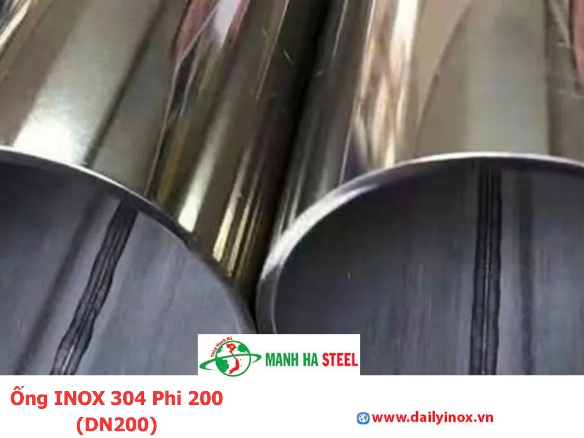 Ống INOX 304 Phi 200 (DN200)