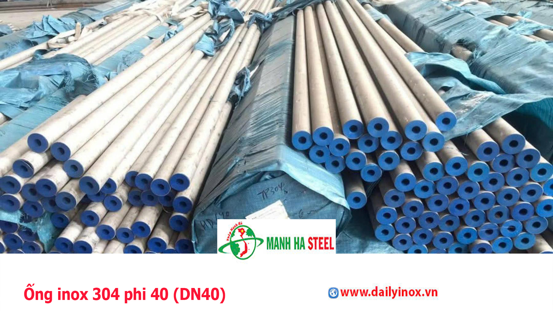Ống inox 304 phi 40 (DN40)
