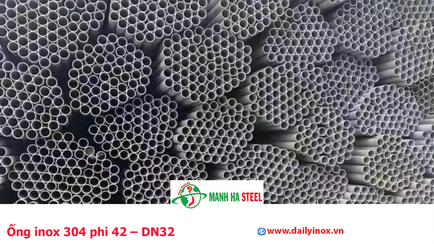 Ống inox 304 phi 42 – DN32