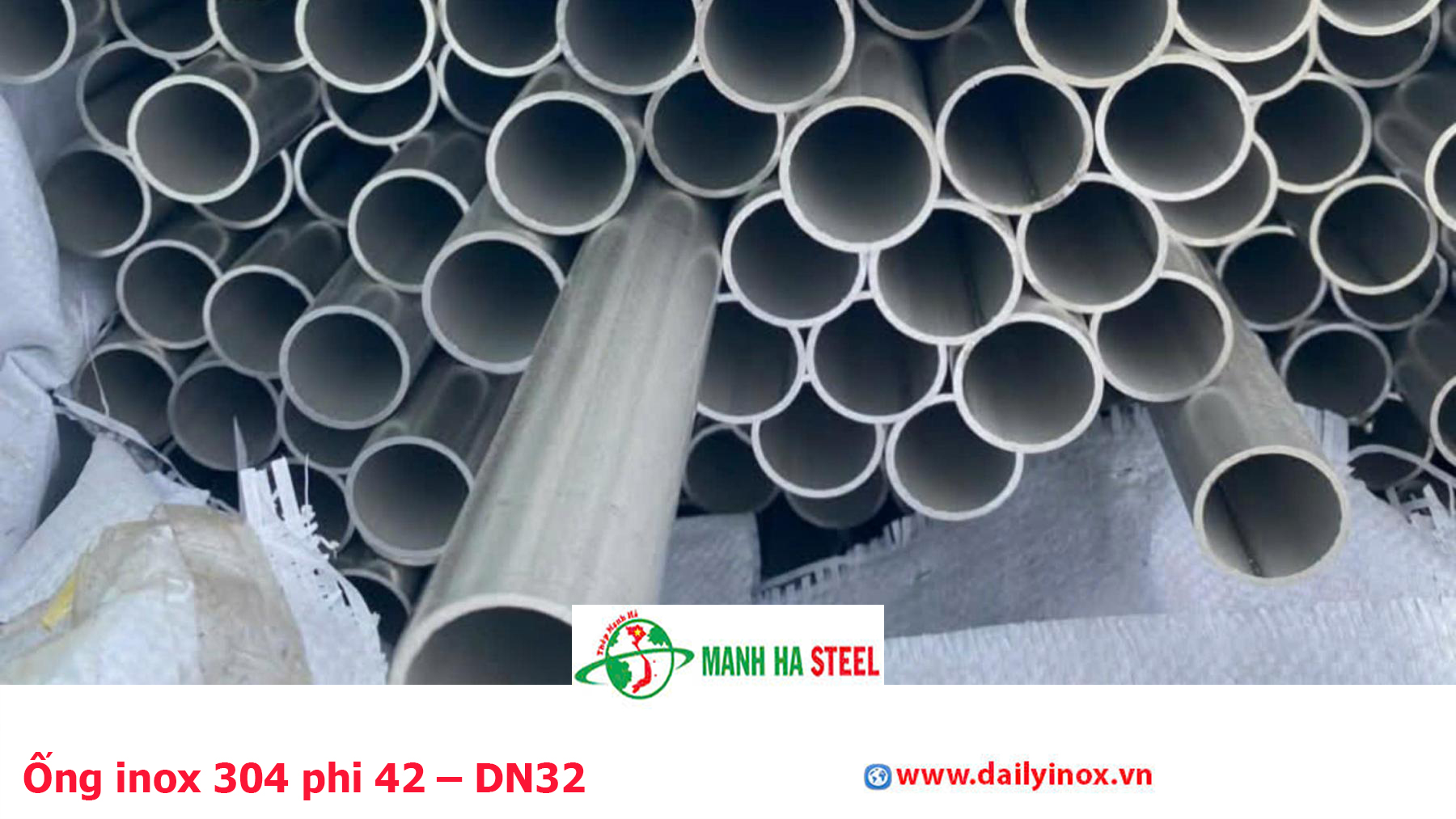 Ống inox 304 phi 42 – DN32