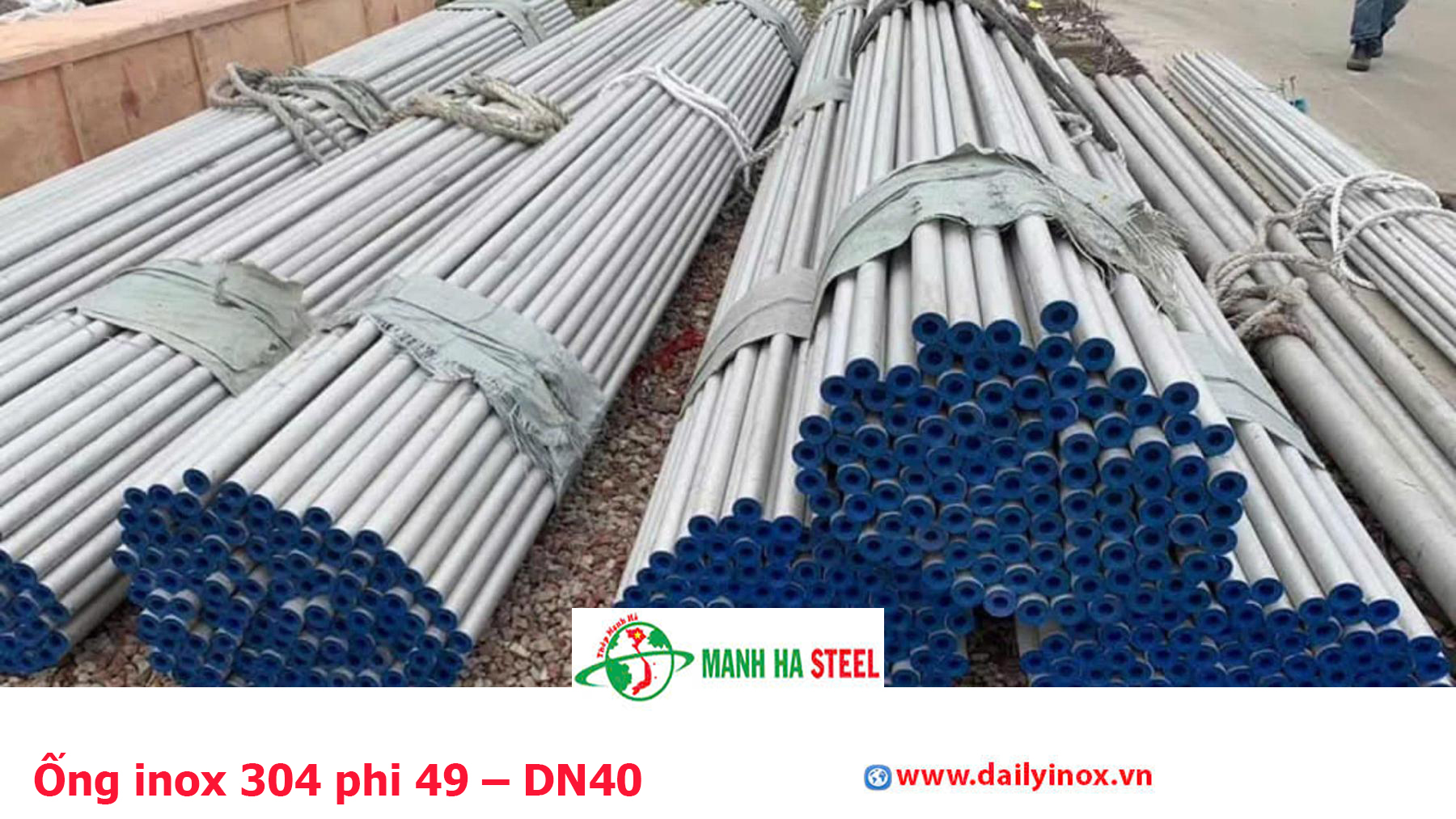 Ống inox 304 phi 49 – DN40