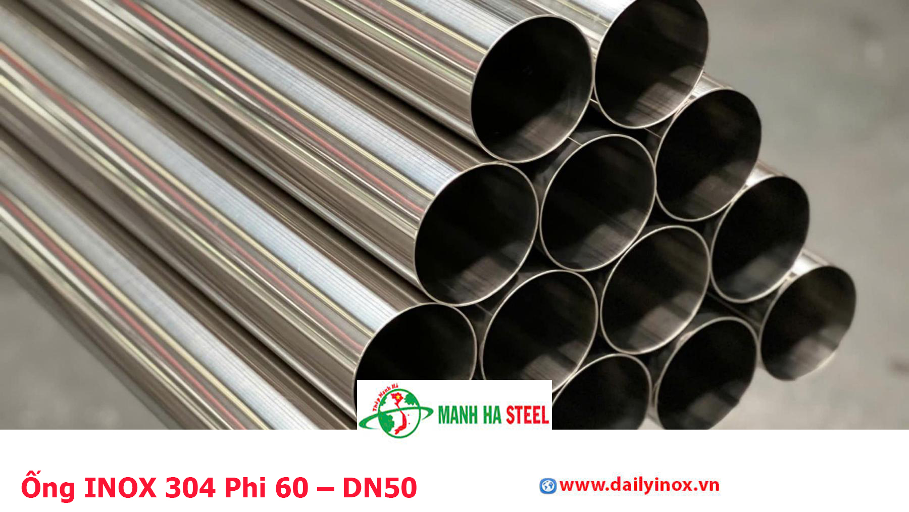 Ống INOX 304 Phi 60 – DN50
