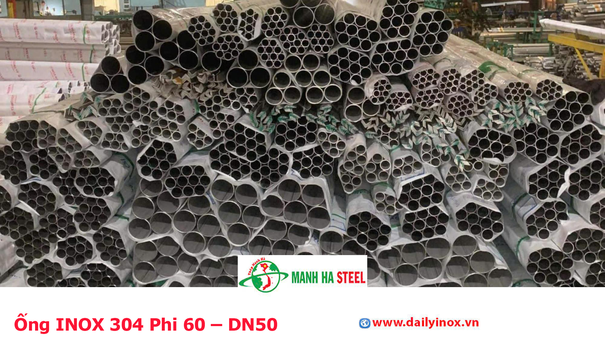 Ống INOX 304 Phi 60 – DN50