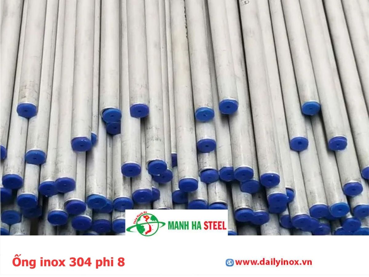 Ống inox 304 phi 8