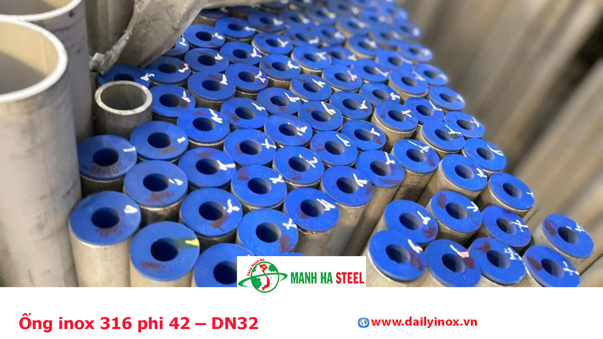 Ống inox 316 phi 42 – DN32
