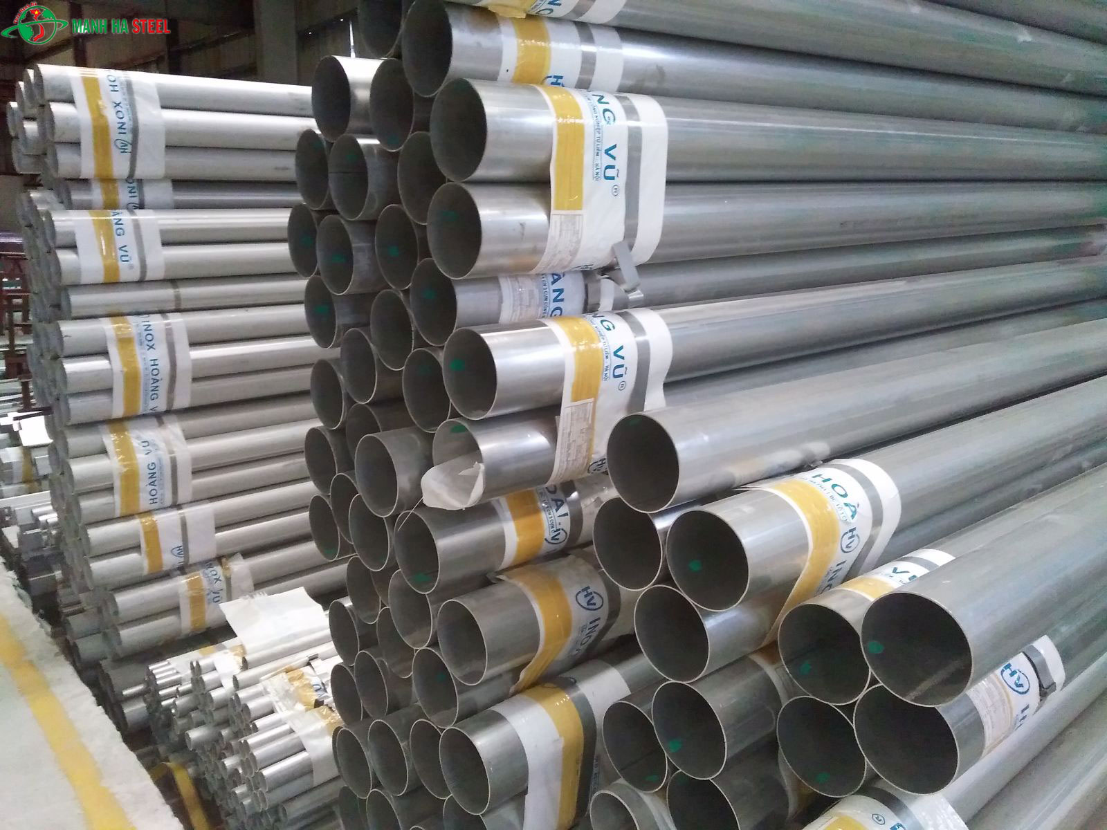 Ống inox công nghiệp Hoàng Vũ 201, 304, 316, 403, 430, 410, 310, 420