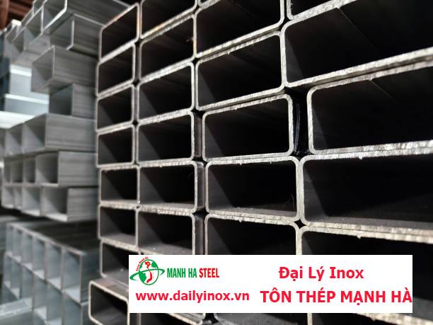 Ống inox hộp Đại Dương 25×75 (201/304/410/430)