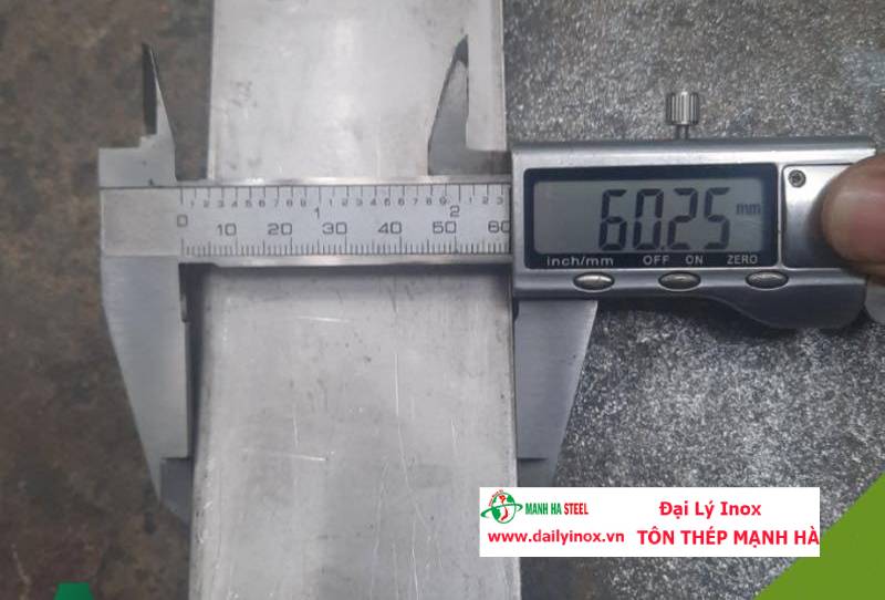 Ống inox hộp Đại Dương 60×60 (201/304/410/430)