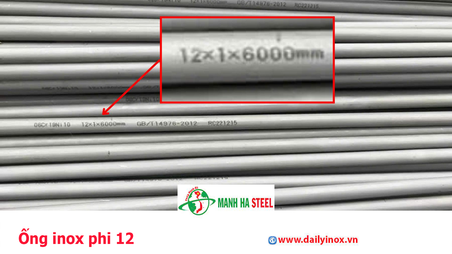 Ống INOX Phi 12