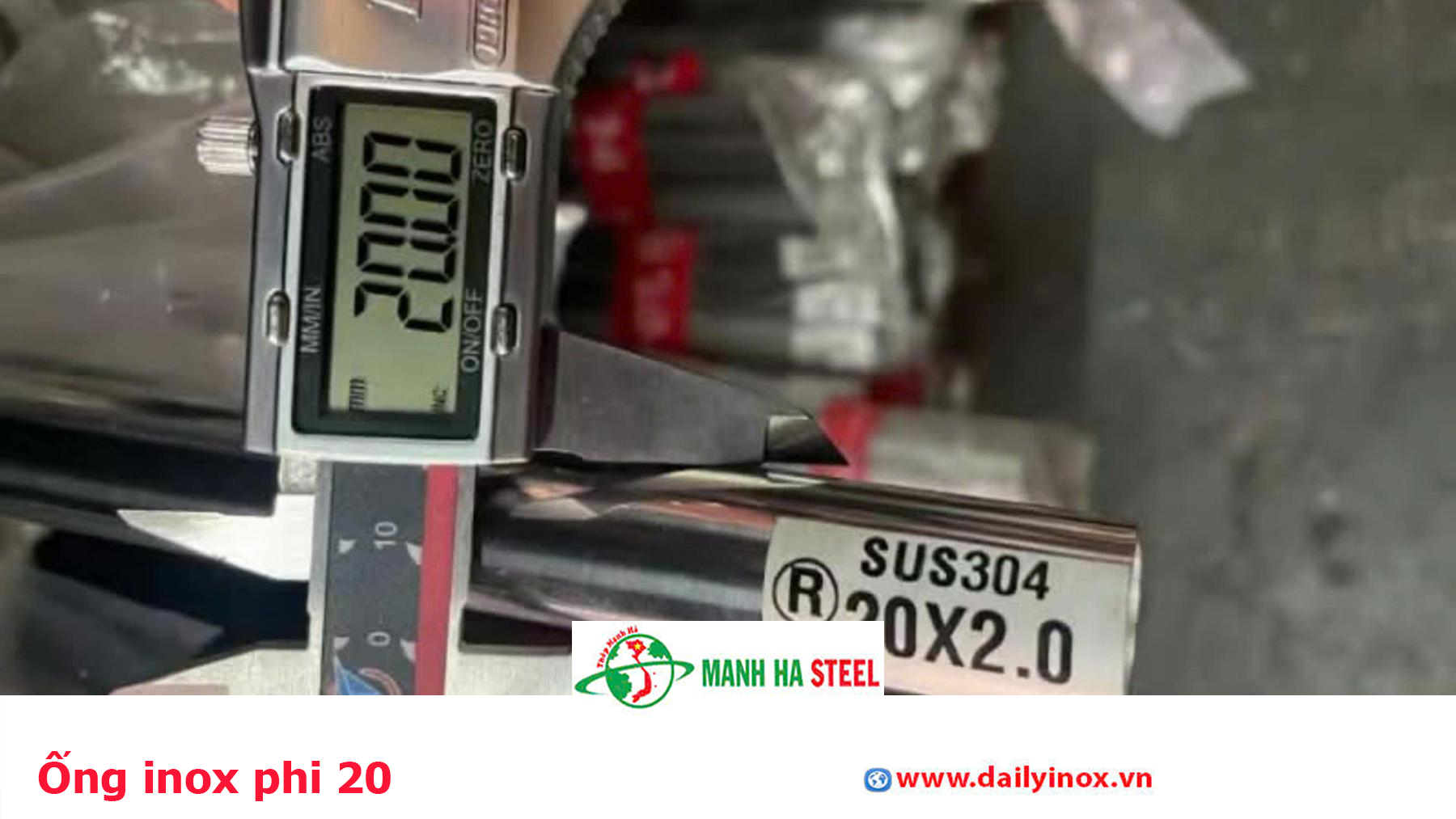 Ống inox phi 20