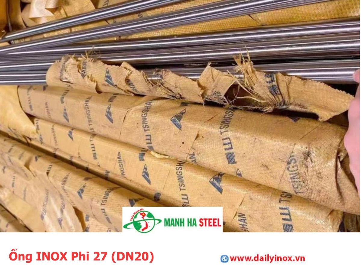 Ống inox phi 27