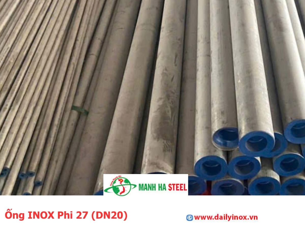 Ống inox phi 27