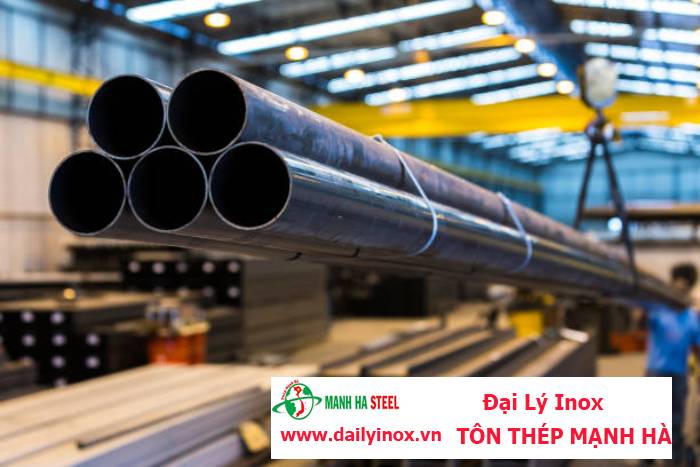 Ống inox tròn Gia Anh phi 42.7 mm