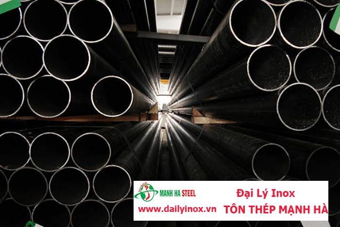 Ống inox tròn Hòa Bình phi 101.6 mm