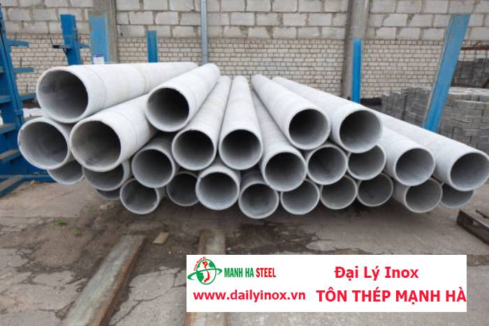 Ống inox tròn Hòa Bình phi 114.2 mm