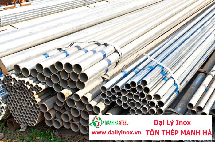 Ống inox tròn Hòa Bình phi 22.2 mm