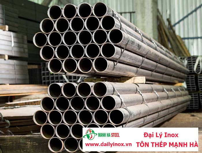 Ống inox tròn Hòa Bình phi 25.4 mm