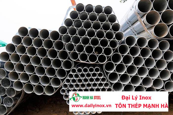 Ống inox tròn Hòa Bình phi 25.4 mm