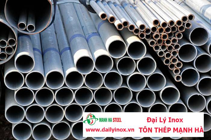 Ống inox tròn Hòa Bình phi 25.4 mm