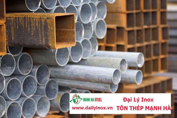 Ống inox tròn Hòa Bình phi 27.2 mm