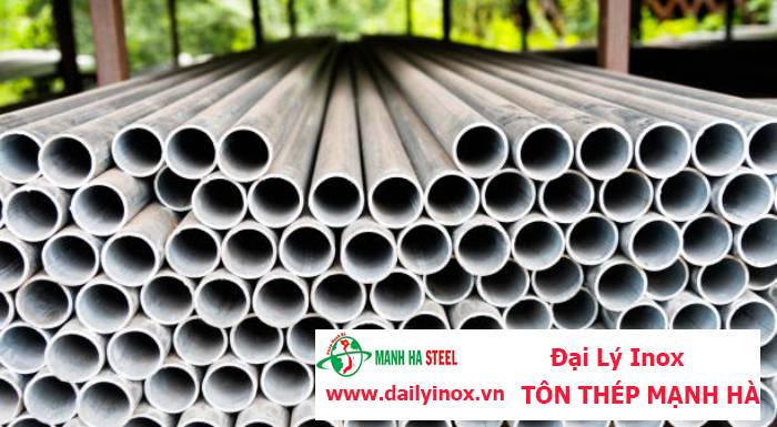 Ống inox tròn Hòa Bình phi 27.2 mm