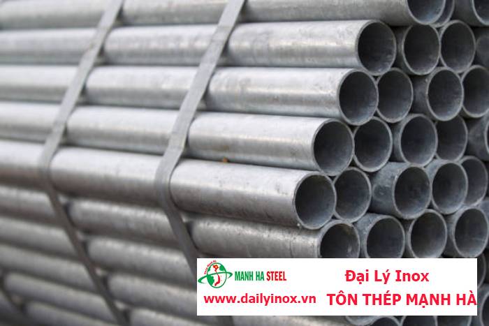 Ống inox tròn Hòa Bình phi 27.2 mm