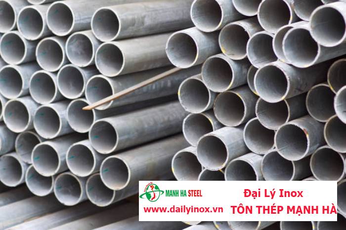 Ống inox tròn Hòa Bình phi 27.2 mm
