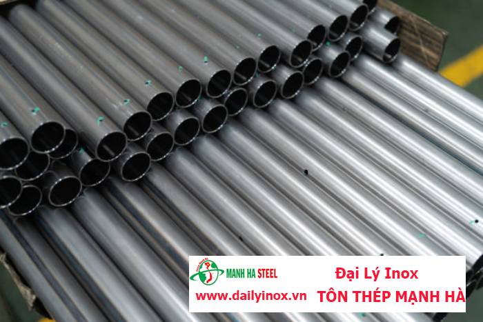 Ống inox tròn Hòa Bình phi 27.2 mm