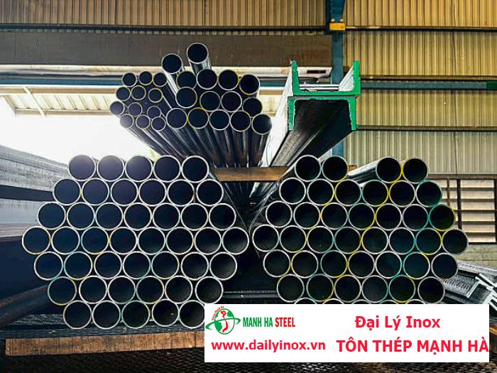 Ống inox tròn Hòa Bình phi 31.8 mm