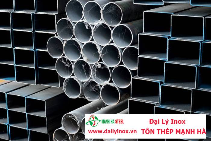 Ống inox tròn Hòa Bình phi 42.7 mm