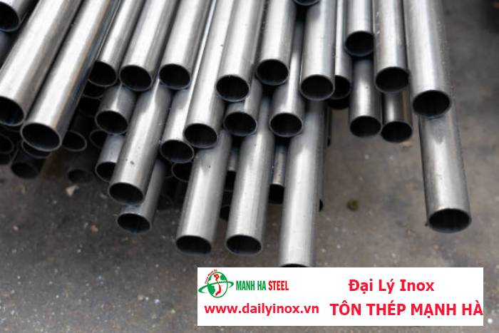 Ống inox tròn Hòa Bình phi 48.6 mm