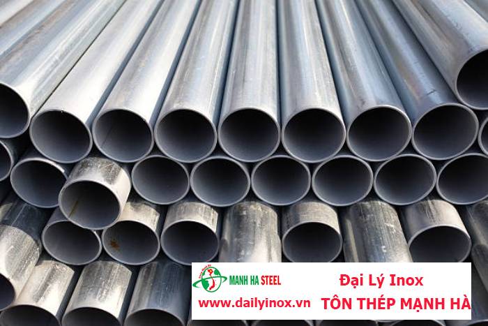 Ống inox tròn Hòa Bình phi 48.6 mm