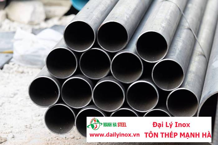 Ống inox tròn Hòa Bình phi 48.6 mm