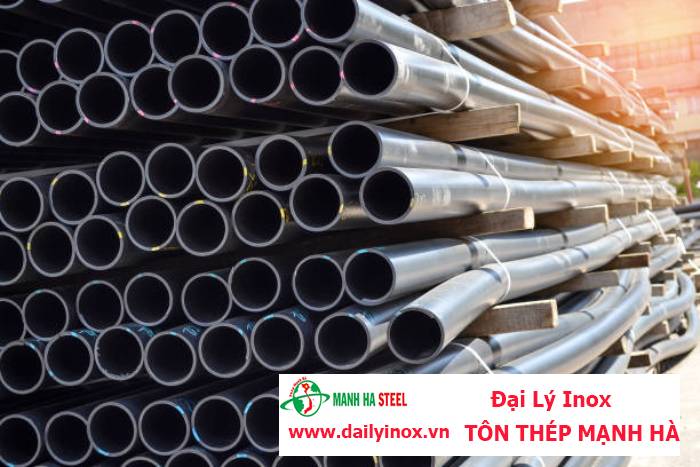 Ống inox tròn Hòa Bình phi 76.2 mm