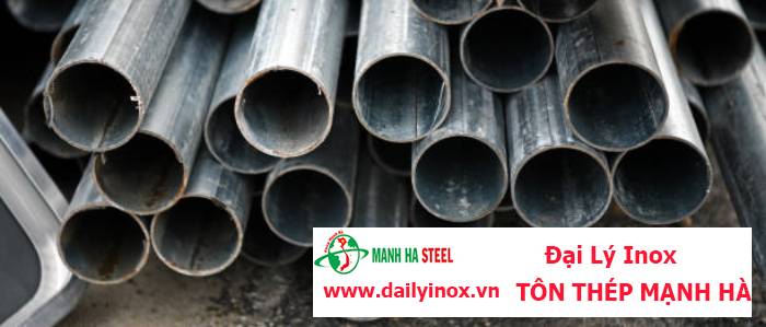 Ống inox tròn Hòa Bình phi 76.2 mm