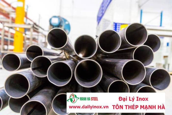 Ống inox tròn Hòa Bình phi 76.2 mm