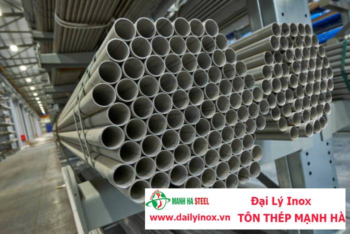 Ống inox tròn Hoàng Vũ phi 27.2 mm