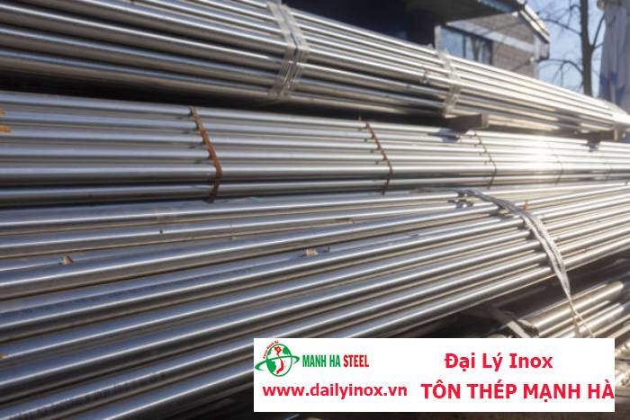 Ống inox tròn Hoàng Vũ phi 30.0 mm