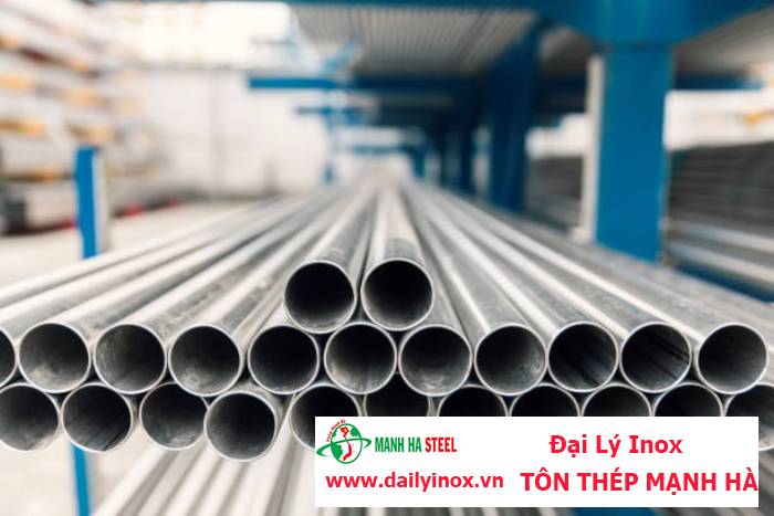 Ống inox tròn Hoàng Vũ phi 30.0 mm