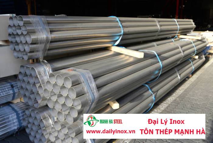 Ống inox tròn Hoàng Vũ phi 30.0 mm